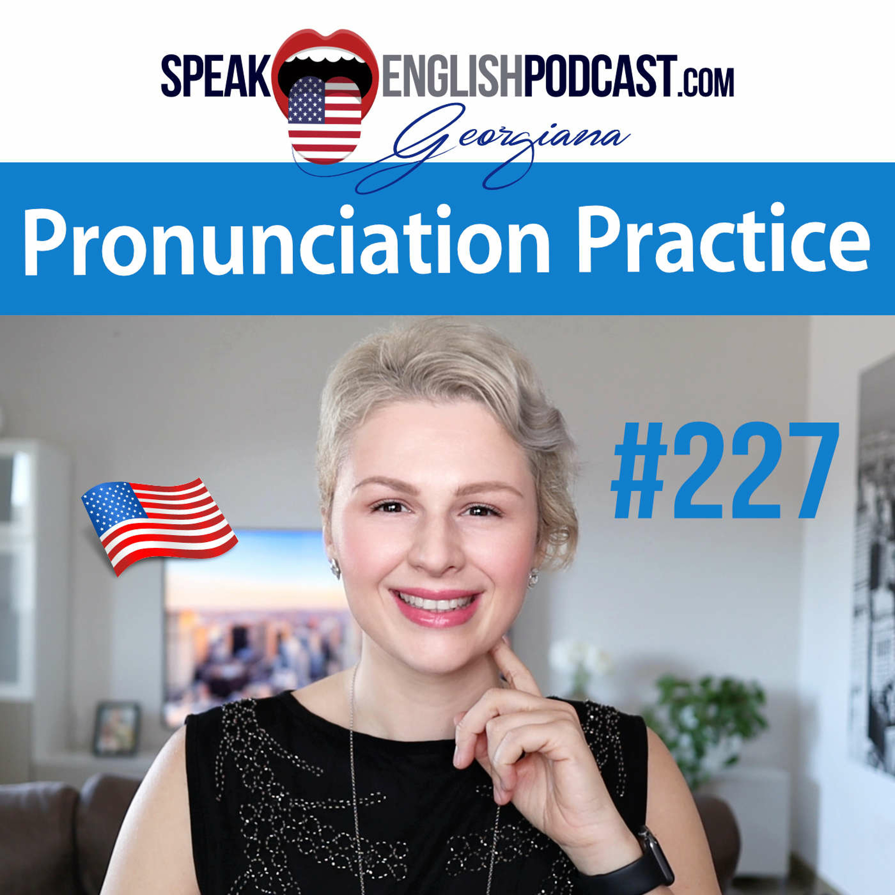 #227 English Pronunciation practice with tongue twisters episode artwork