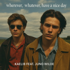 Wherever, whatever, have a nice day