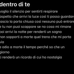 DENTRO DI TE (solo drast)