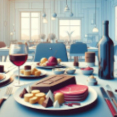 Meat and Potatoes Followed by Wine and Chocolate