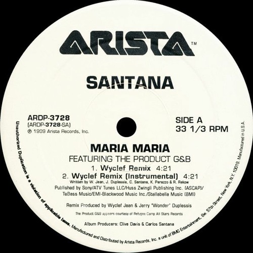 Maria text. Santana Maria. Carlos Santana Maria. Santana feat the product g-b - Maria Maria.