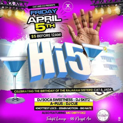 Hi5 04.05.2024 (LIVE RECORDING)(FT. DJ SOCA SWEETNESS)(DANCEHALL MIX)