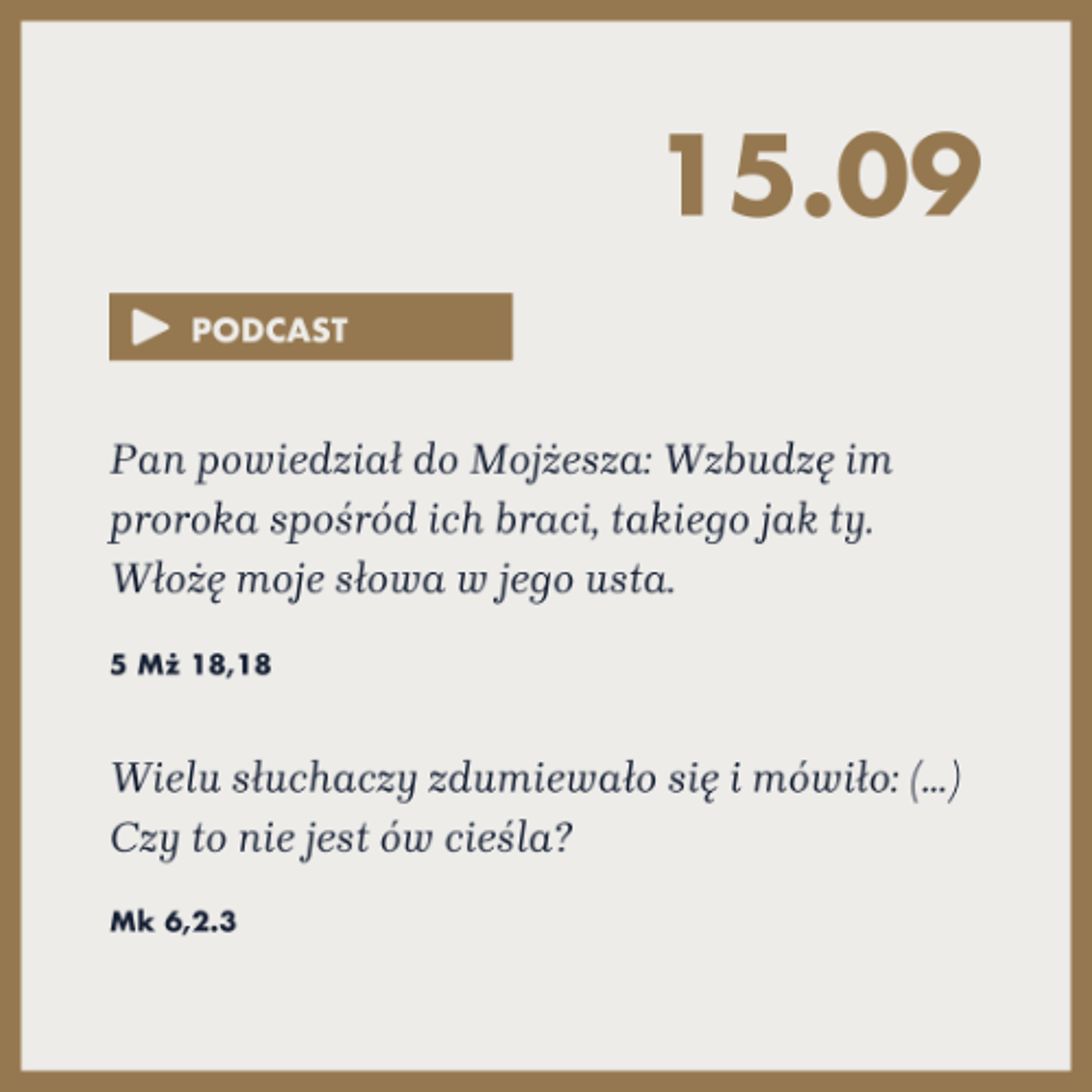 Poranek ze Słowem na 15 września 2025 episode artwork