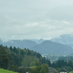 Austrian Alpine Misty Mountains