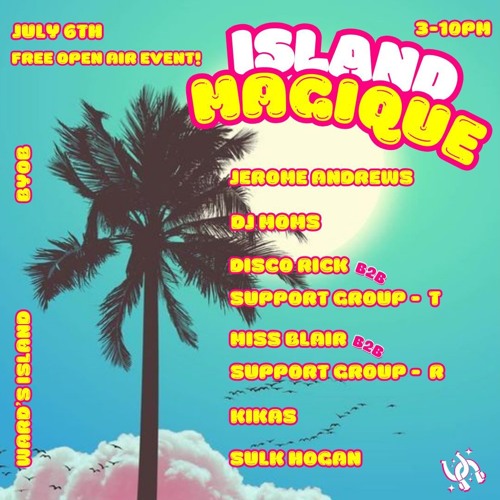 Support Group b2b Disco Rick @IslandMagique 2024 LIVE