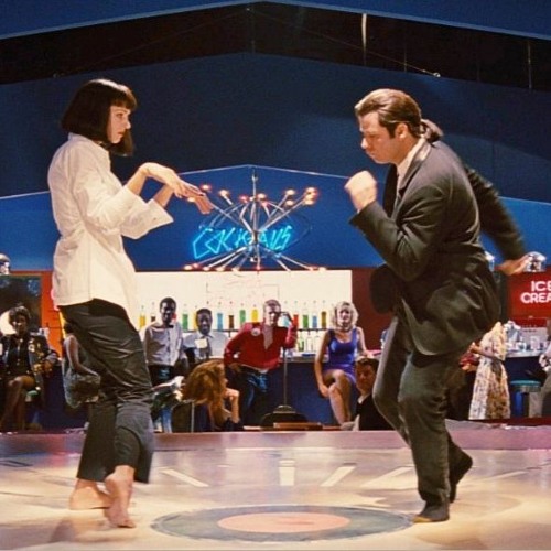 Vincent and Mia from Pulp Fiction