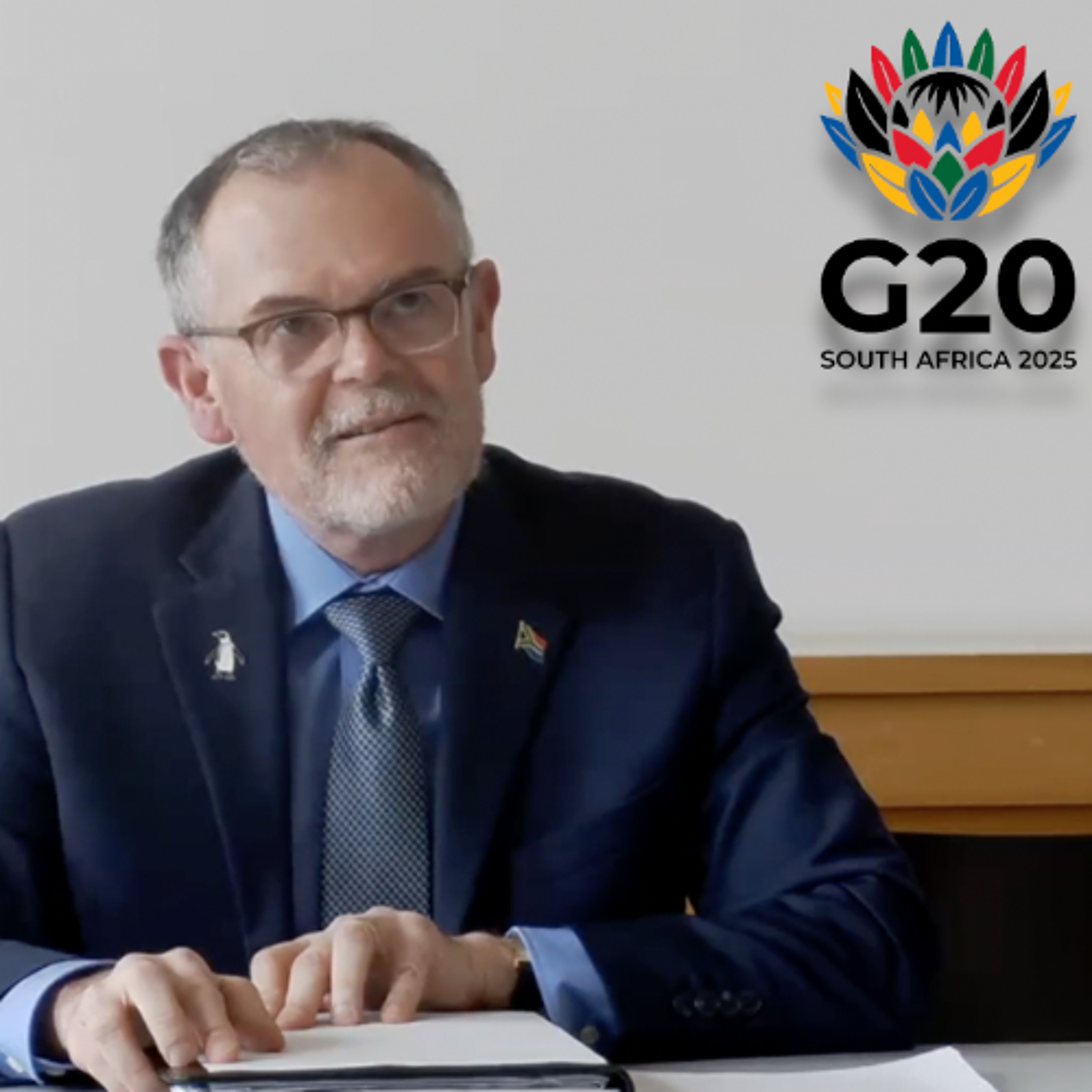 Minister of Forestry, Fisheries and Environment -Dr Dion George opens the  first G20 Environment and Climate Sustainability Working Group (ECSWG) virtual meeting