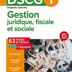 Télécharger le PDF DSCG 1 Gestion juridique, fiscale et sociale - Fiches 2023-2024 PDF - KINDLE -