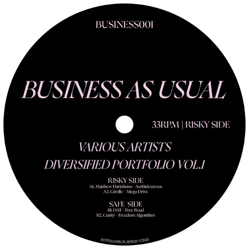 BUSINESS001 Various Artists - Diversified Portfolio Vol. 1 [BUSINESS AS USUAL]