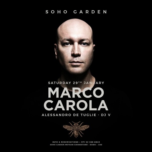 Alessandro De Tuglie @ Soho Garden DXB (Dubai) - 29.01.22