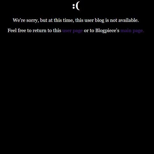 blog unavailable