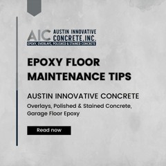 Epoxy Floor Maintenance Tips