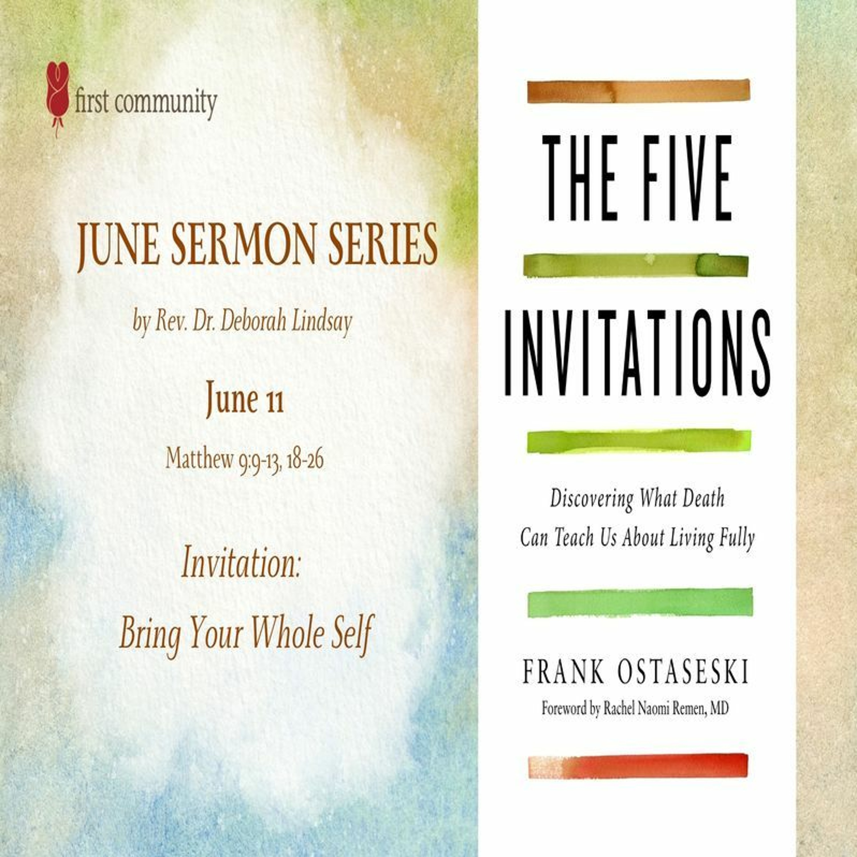 First Community Church 06.11.23 Deborah Lindsay -Sermon Bring Your Whole Self episode artwork