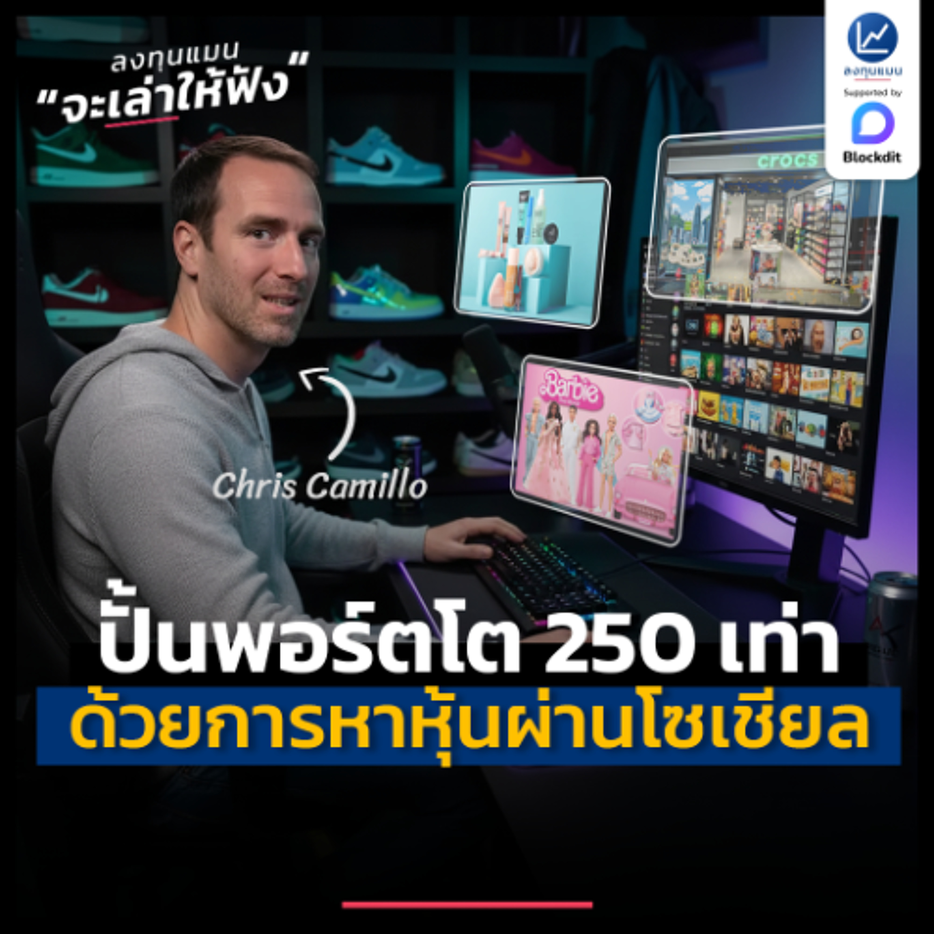 กรณีศึกษา Chris Camillo ปั้นพอร์ตโต 250 เท่า ด้วยการหาหุ้นผ่านโซเชียล | ลงทุนแมนจะเล่าให้ฟัง