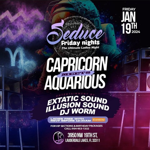 WORM X EXTATIC SOUND X ILLUSION SOUND - SEDUCE LIVE AUDIO