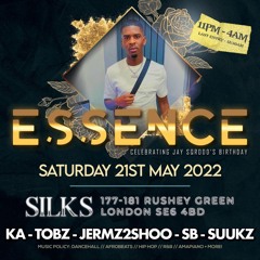 Essence 2022 (Jay Sqrddd's Birthday) Live Afrobeats & Bashment Mix By @DJSuukz @DJSBLDN