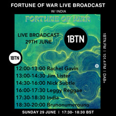 Fortune Of War Live Broadcast w/ India - 29.06.25