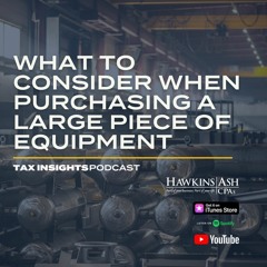 What To Consider When Purchasing A Large Piece Of Equipment