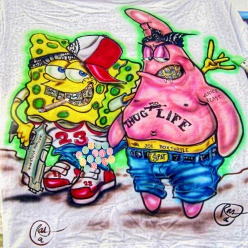 square pants saggin (w/ spongebob)