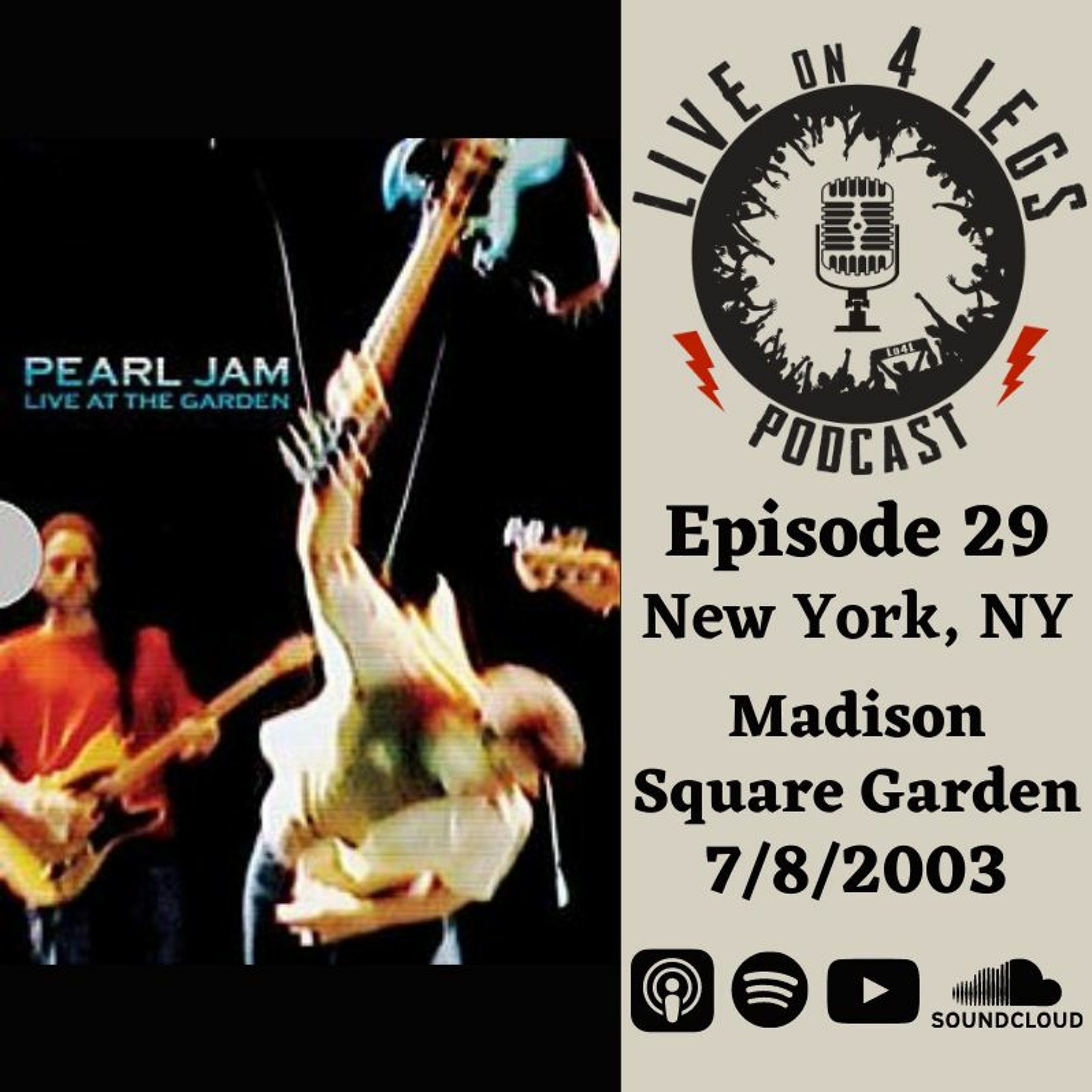 Live On 4 Legs: Pearl Jam Podcast