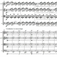 Pawel Strzelecki: 1. Sincerely [String Quartet No. 6 (2020)].