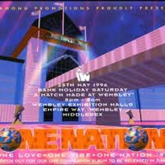 Randall (RIP) B2B Andy C @ One Nation 'A Match Made at Wembley' on 25 May 1996, with MC Flux