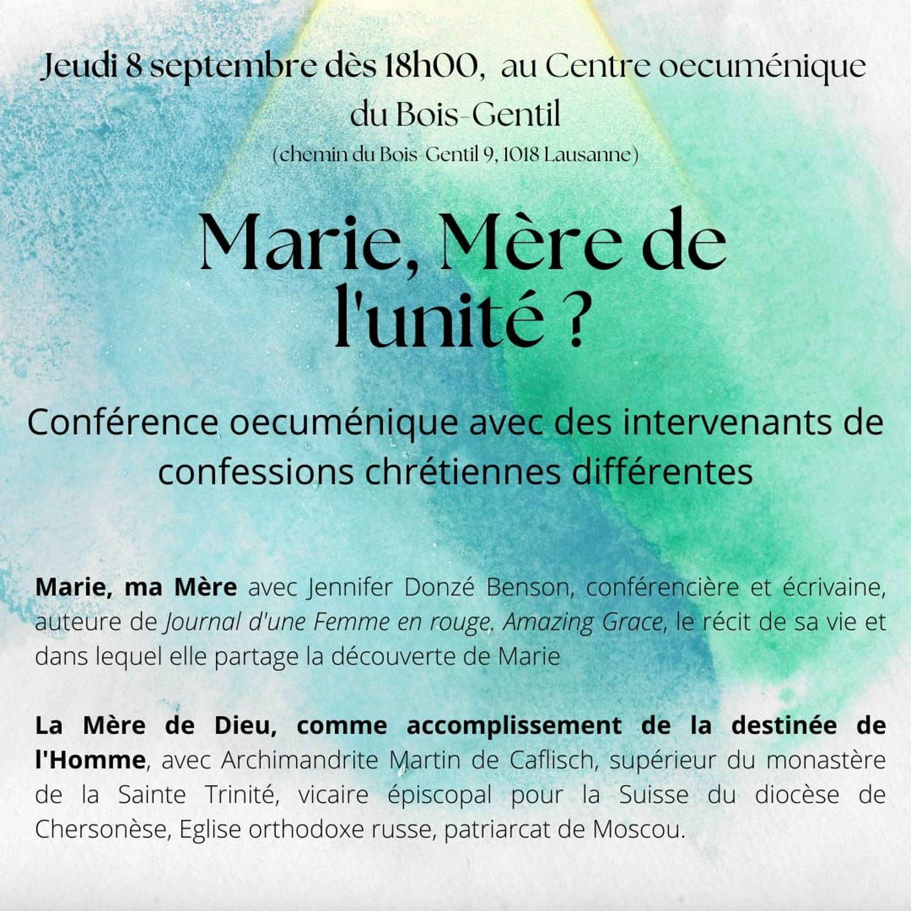 Marie, Mère de l'Unité? Un cycle de conférences présenté par Panayotis Stelios - 01.09.2022 episode artwork
