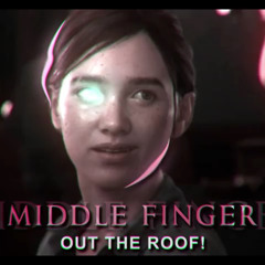 middle finger out the roof!