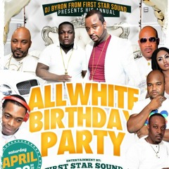DJ BYRON FROM FIRST STAR SOUND ALL WHITE BIRTHDAY PARTY