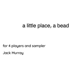 Movement 3 - a little place, a bead in a string of islands
