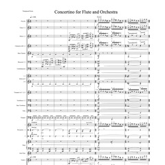Concertino for Flute and Orchestra (MIDI version)