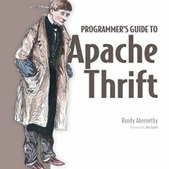 Download pdf Programmer's Guide to Apache Thrift by  Randy Abernethy