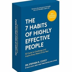 KINDLE The 7 Habits of Highly Effective People: 30th Anniversary Card Deck (The