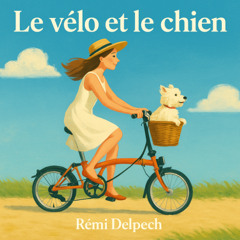 le velo et le chien