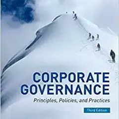 READ/DOWNLOAD=^ Corporate Governance: Principles, Policies, and Practices FULL BOOK PDF & FULL AUDIO