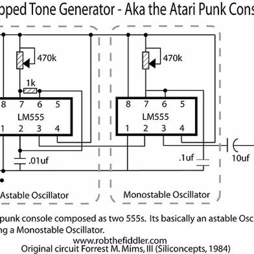 Atari punk console схема