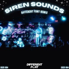 Tate McRae - Siren Sounds (Different Font Remix)