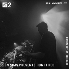BEN SIMS pres RUN IT RED 116. Nov 2024