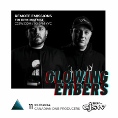 Remote Emissions CJSW 90.9 - Glowing Embers Guest Mix Jan 19, 2024