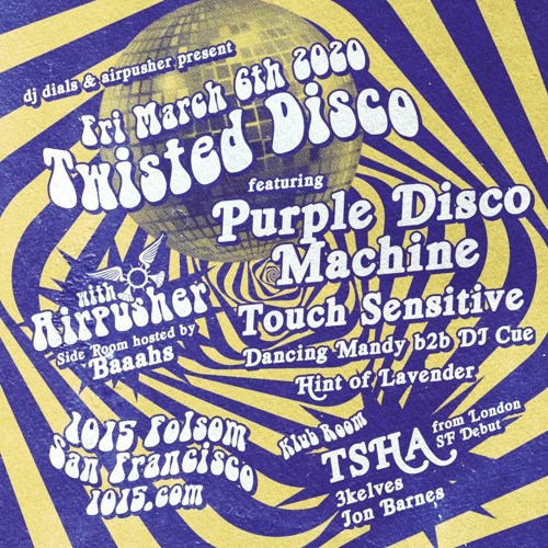 Live at 1015 Folsom - opening for Purple Disco Machine, TSHA, Touch Sensitive