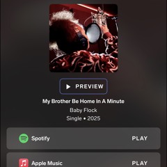 BABYFLOCK (MY BROTHER BE HOME IN A MINUTE)