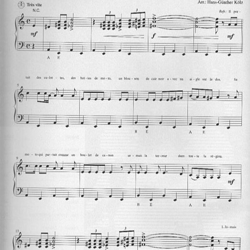 Stream Partition Gratuite Piano La Foule Edith Piafl from Sherri Baker |  Listen online for free on SoundCloud
