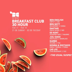 Ben Nott (Blueprint) @The Breakfast Club- 161- Melbourne (Feb 2025)