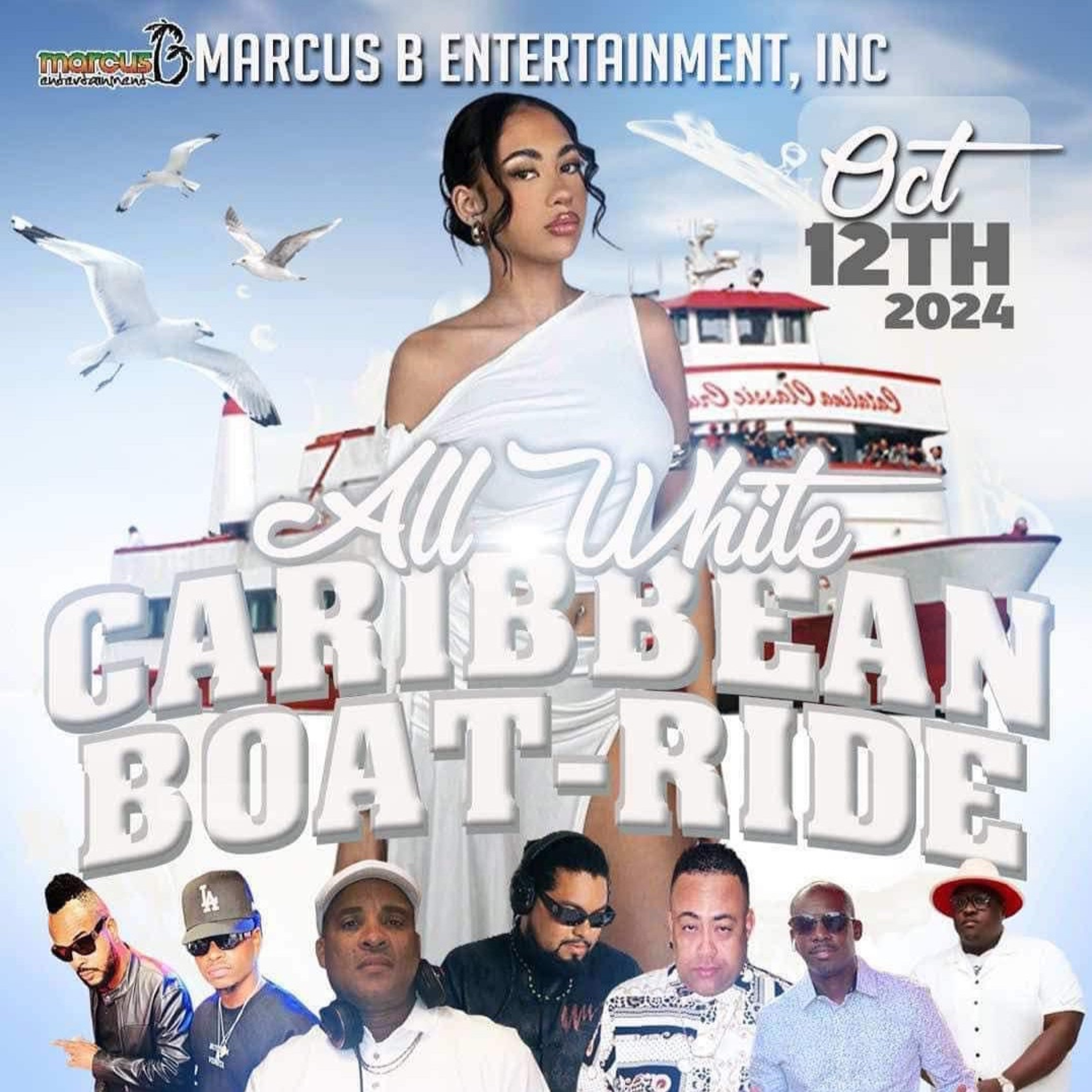 Marcus B All White Boat Ride 2024