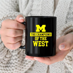 The Champions Of The West Michigan Wolverines Mug