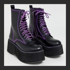 purple shoe