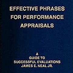 Free PDF Effective Phrases for Performance Appraisals: A Guide to Successful Evaluations