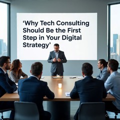 Why Tech Consulting Should Be the First Step in Your Digital Strategy