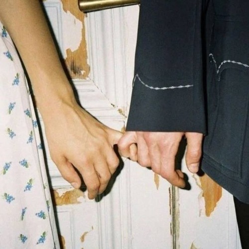 we held hands