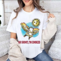 Cat And Sun Oh Shoot I'm Cooked Shirt